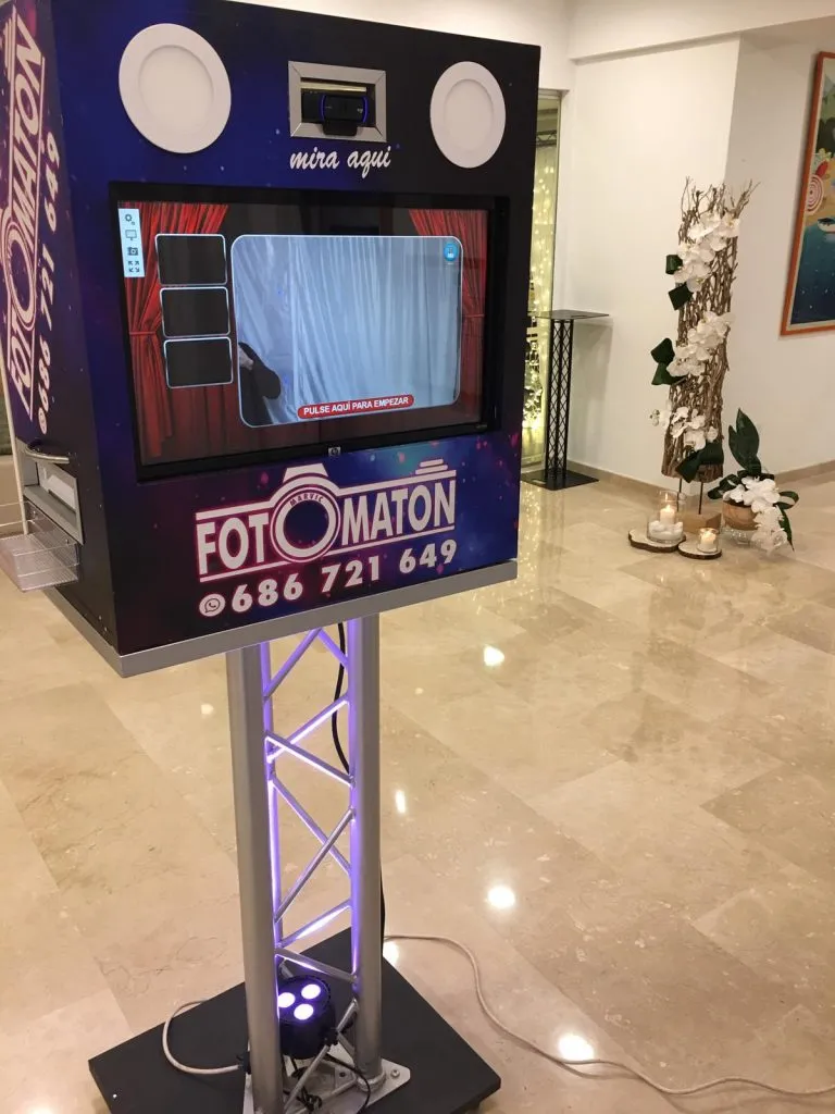Fotomatón montado en una celebración